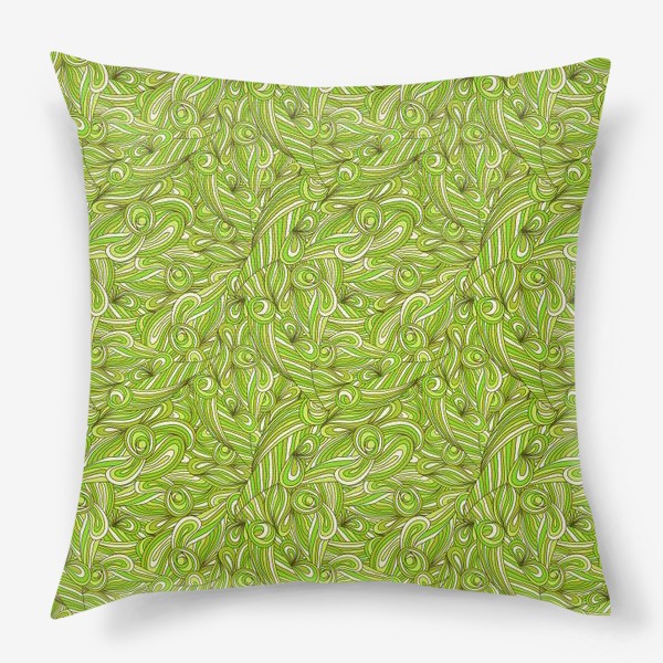 Подушка «Зеленый фон»