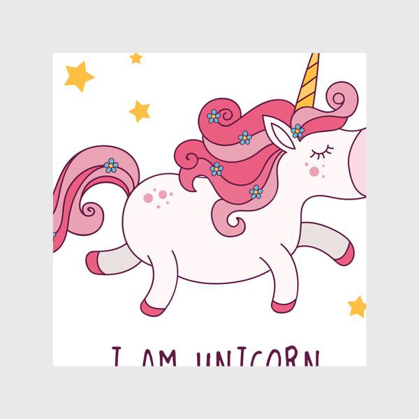 Шторы «i am unicorn»