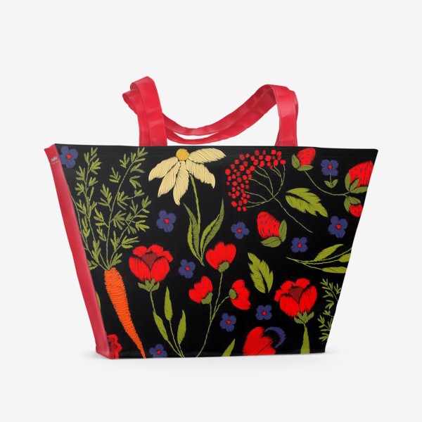 Пляжная сумка «summer flowers»