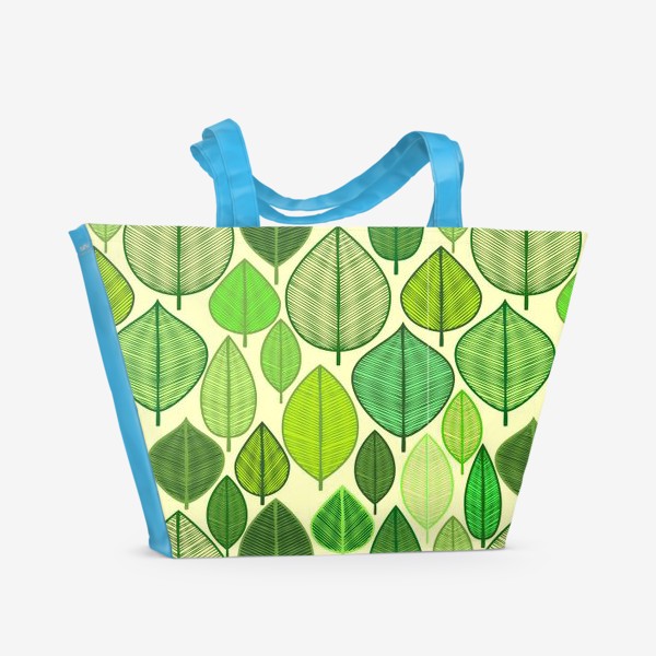 Пляжная сумка «Green rain »