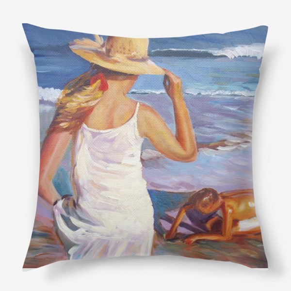 Подушка «На пляже»