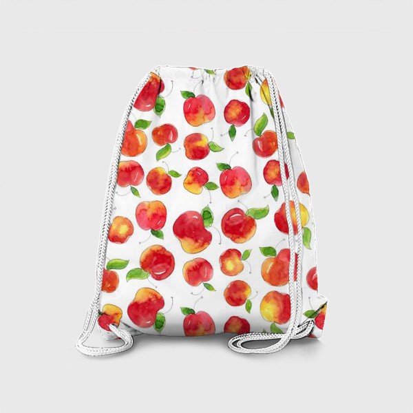 Рюкзак «Паттерн с красными яблоками Apple pattern»