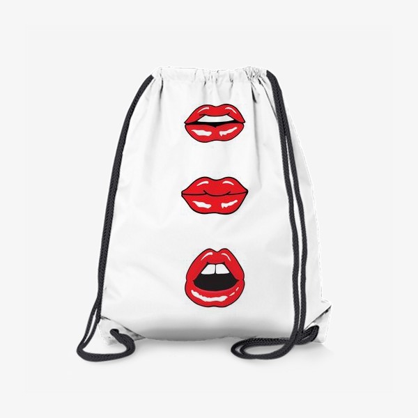 Рюкзак «Красные губы»