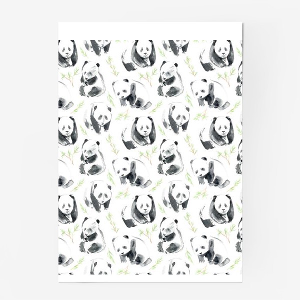 Постер «Паттерн с пандами.»