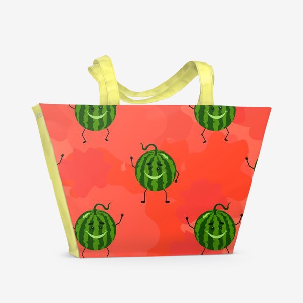 Пляжная сумка «Веселые арбузики»
