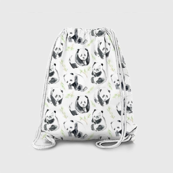 Рюкзак «Паттерн с пандами.»