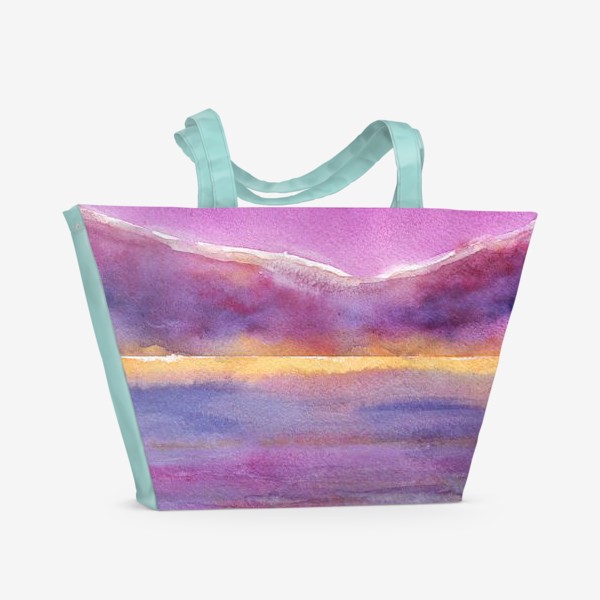 Пляжная сумка «закат на море 2»