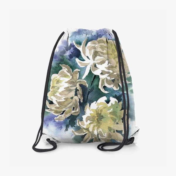 Рюкзак «Белые хризантемы»