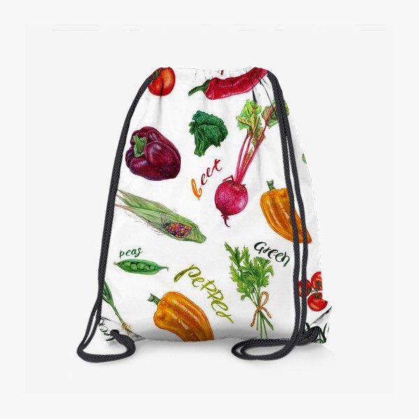 Рюкзак «Акварельные овощи»