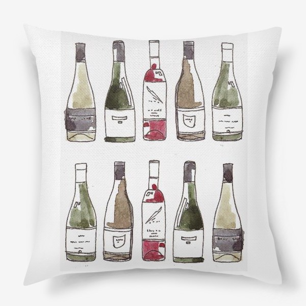 Подушка «вино»