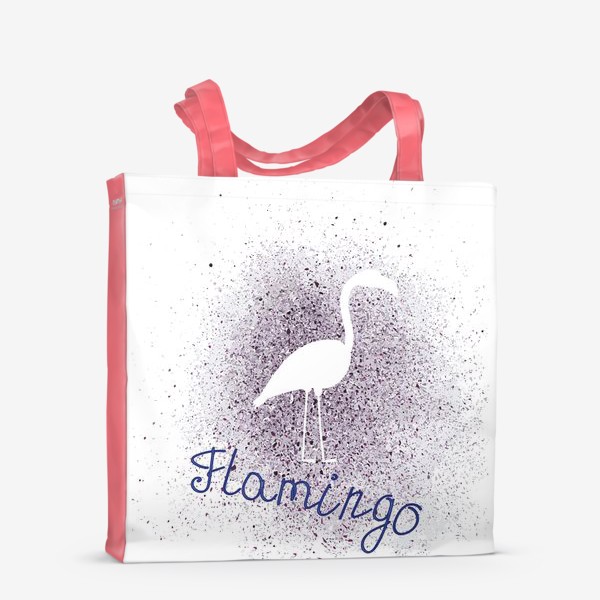 Сумка-шоппер «Силуэт фламинго»