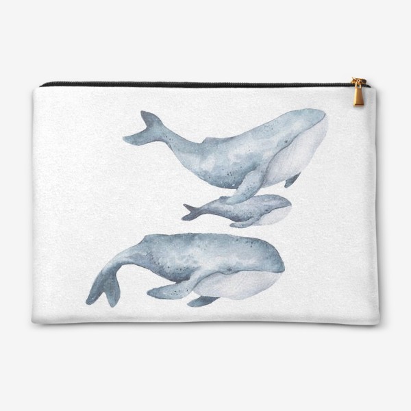 Косметичка «семья китов»