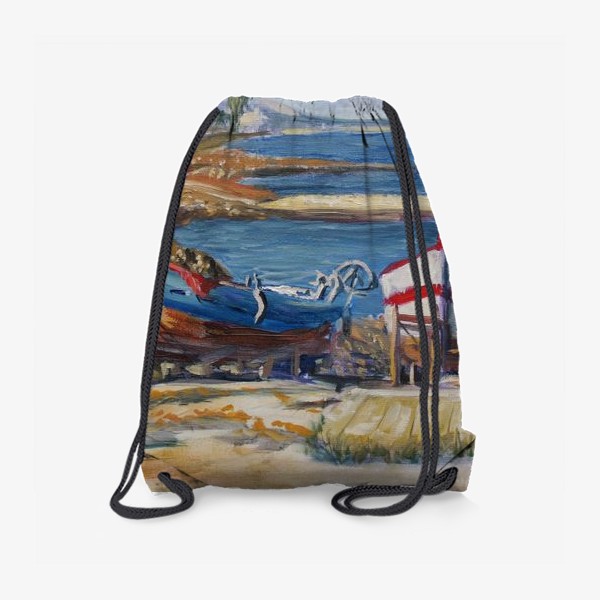Рюкзак «Лодки на Сицилии»