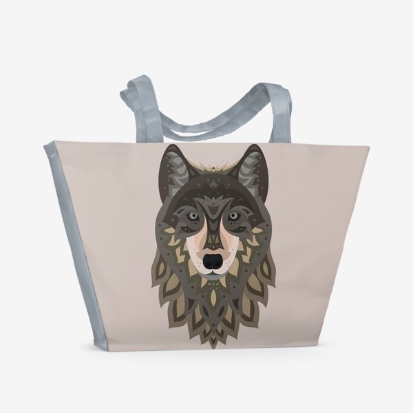 Пляжная сумка «Волк»