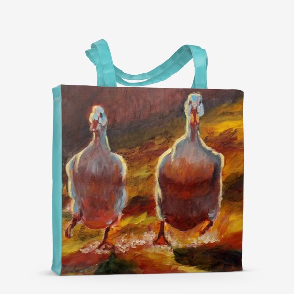 Сумка-шоппер «Две веселых утки»