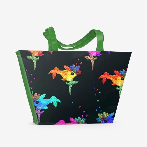 Пляжная сумка «fish pattern»