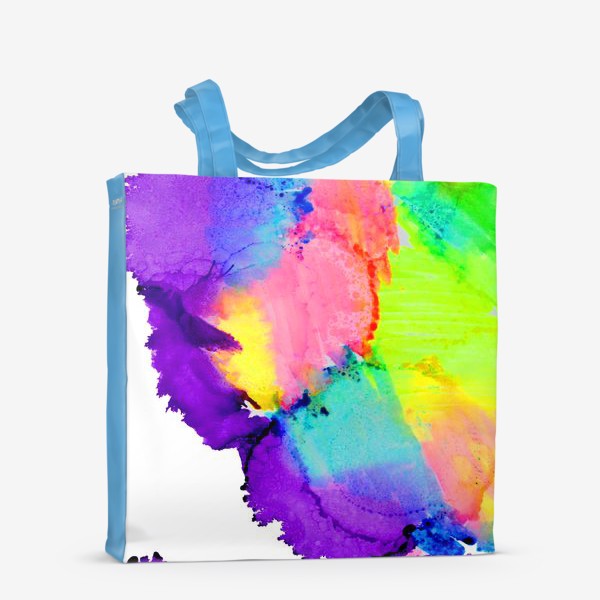 Сумка-шоппер «Watercolor Neon Abstract»