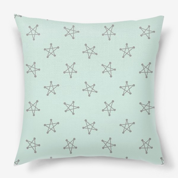 Подушка «Паттерн со звёздами»