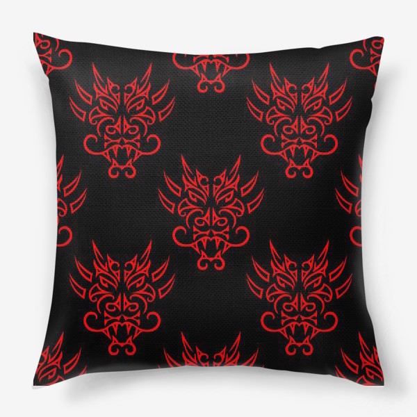 Подушка «Красный дракон»