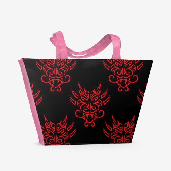 Пляжная сумка «Красный дракон»