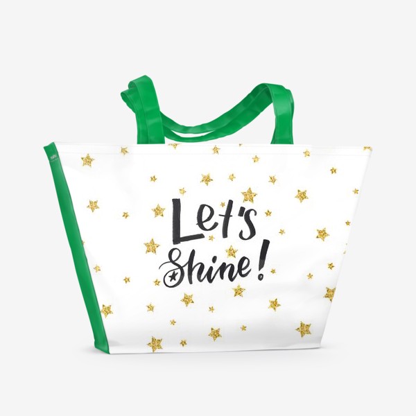 Пляжная сумка «Let's shine!»