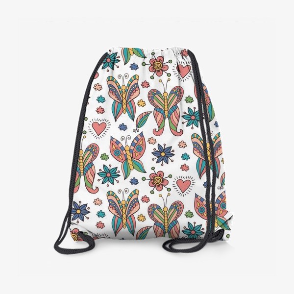 Рюкзак «Бабочки - цветочки»