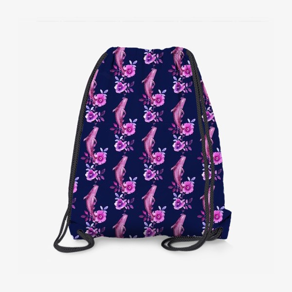 Рюкзак «Цветочные дельфины»