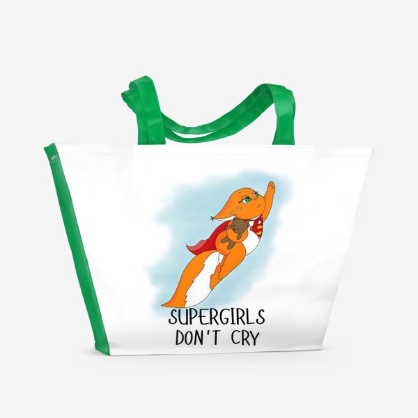 Пляжная сумка «Крошка Ши. Supergirls»