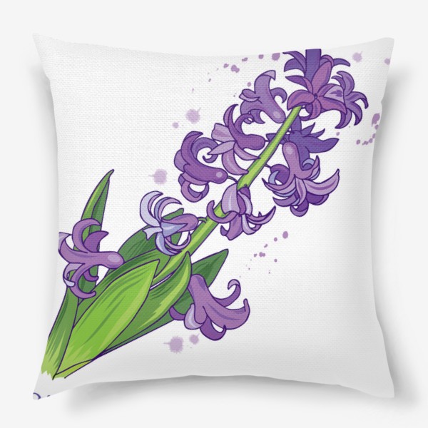 Подушка «фиолетовый гиацинт»