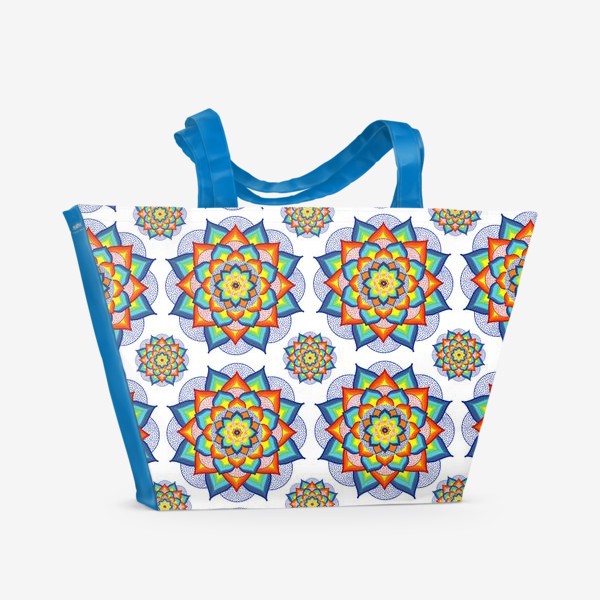 Пляжная сумка «Счастливая мандала»