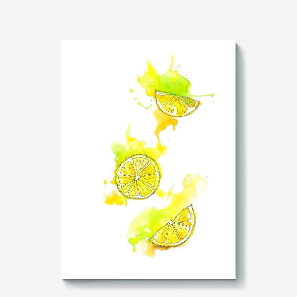 Холст «Лимоны, три лимона»