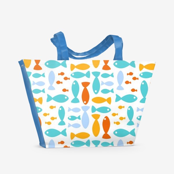 Пляжная сумка «Весёлые рыбки»