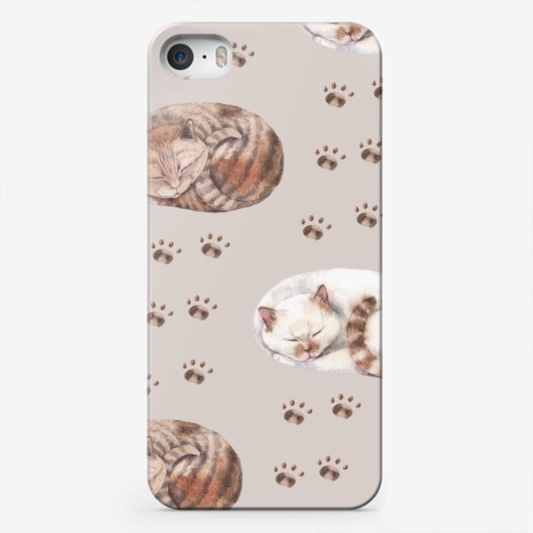 Чехол iPhone «котятки сладко спят»