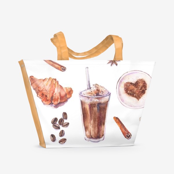 Пляжная сумка «кофеман»