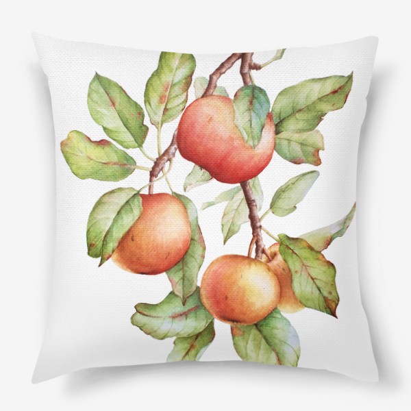 Подушка «Ветка яблони»