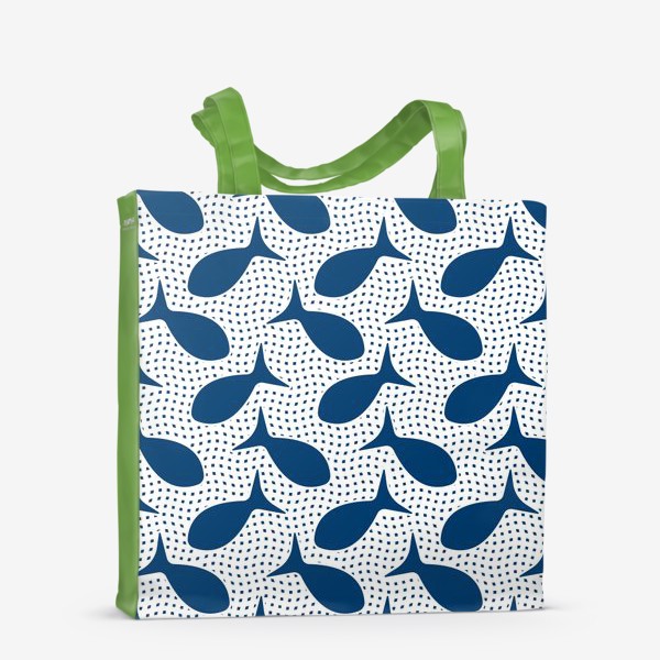 Сумка-шоппер «Мозаичные рыбки»