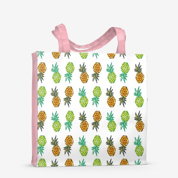 Сумка-шоппер &laquo;Паттерн Ананасы | Pineapples pattern&raquo;
