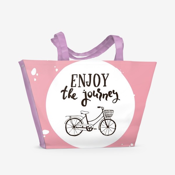 Пляжная сумка «Велопрогулка»