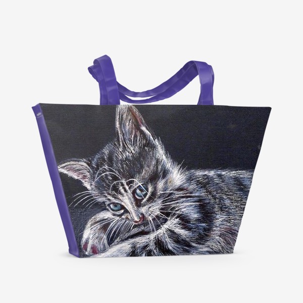Пляжная сумка «котенок »