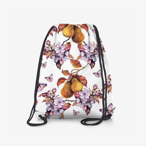 Рюкзак «Груша и бабочки\Pear and butterflies\Boho style\Бохо»