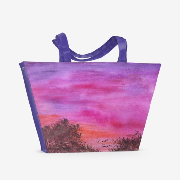 Пляжная сумка «вечернее небо»
