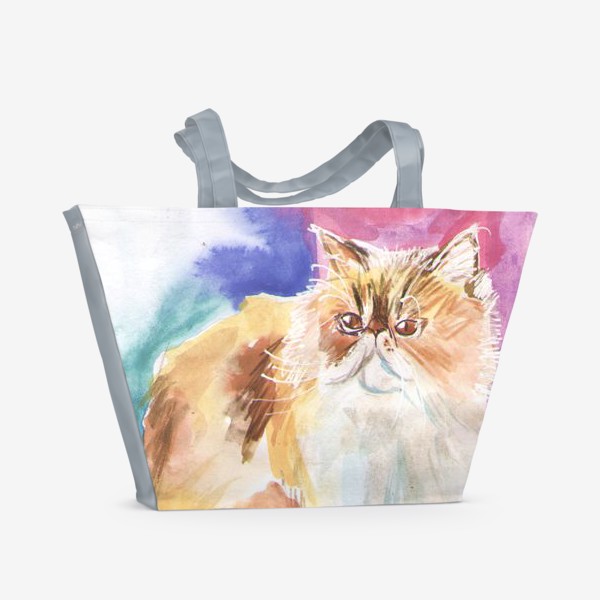 Пляжная сумка «Персидская кошка»