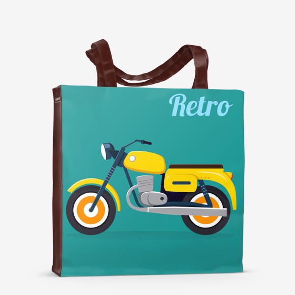 Сумка-шоппер «Ретро мотоцикл»