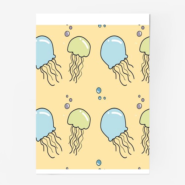Постер «Паттерн с медузами»