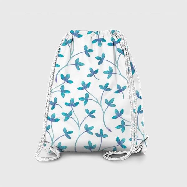 Рюкзак «синие листья»