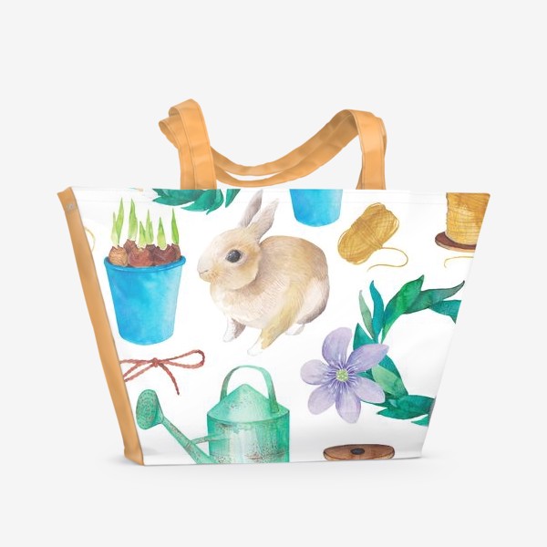 Пляжная сумка «Весенние истории»