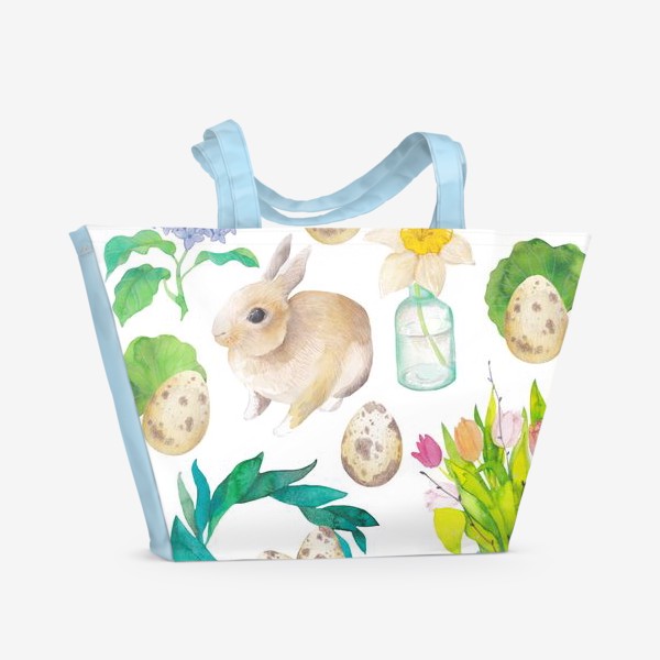 Пляжная сумка «Весна в моем сердце»