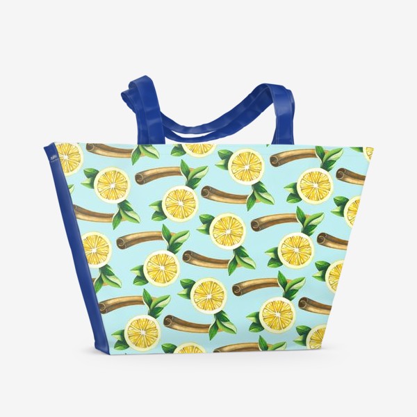 Пляжная сумка «Лимонная корица»