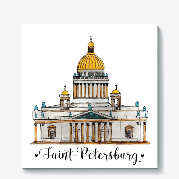 Холст «St. Petersburg»