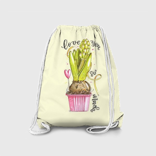 Рюкзак «Геацинт расцветает в горшочке»